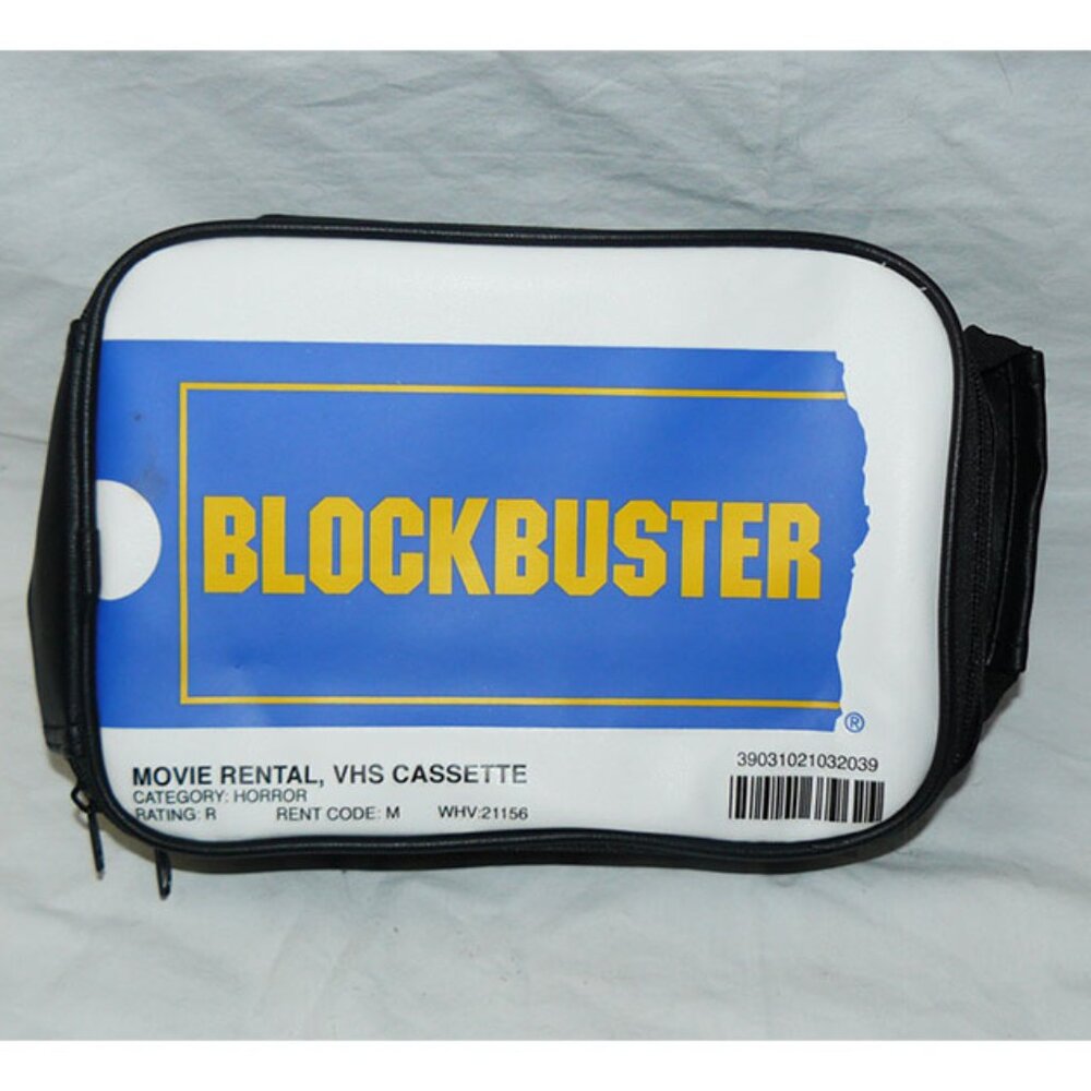 Bioworld Blockbuster Video VHS Cassette Tape Insulated Lunch Bag, NWOT